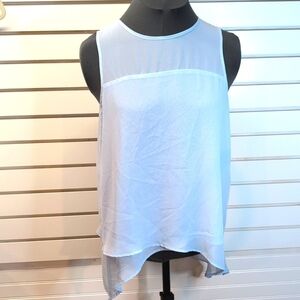 Vince Camuto Powder Blue Sleeveless Tank Top Size M EUC